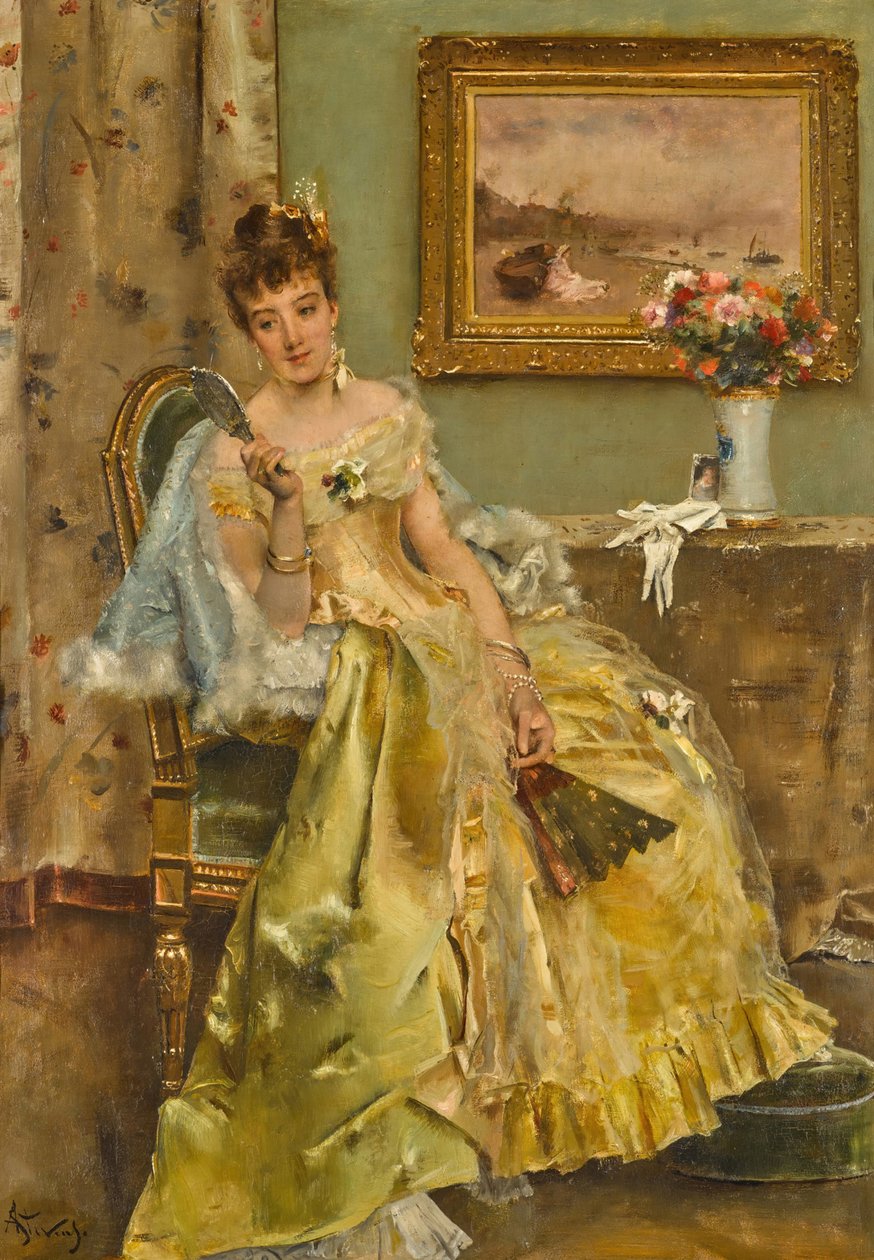 Coquetterie by Alfred Emile Stevens