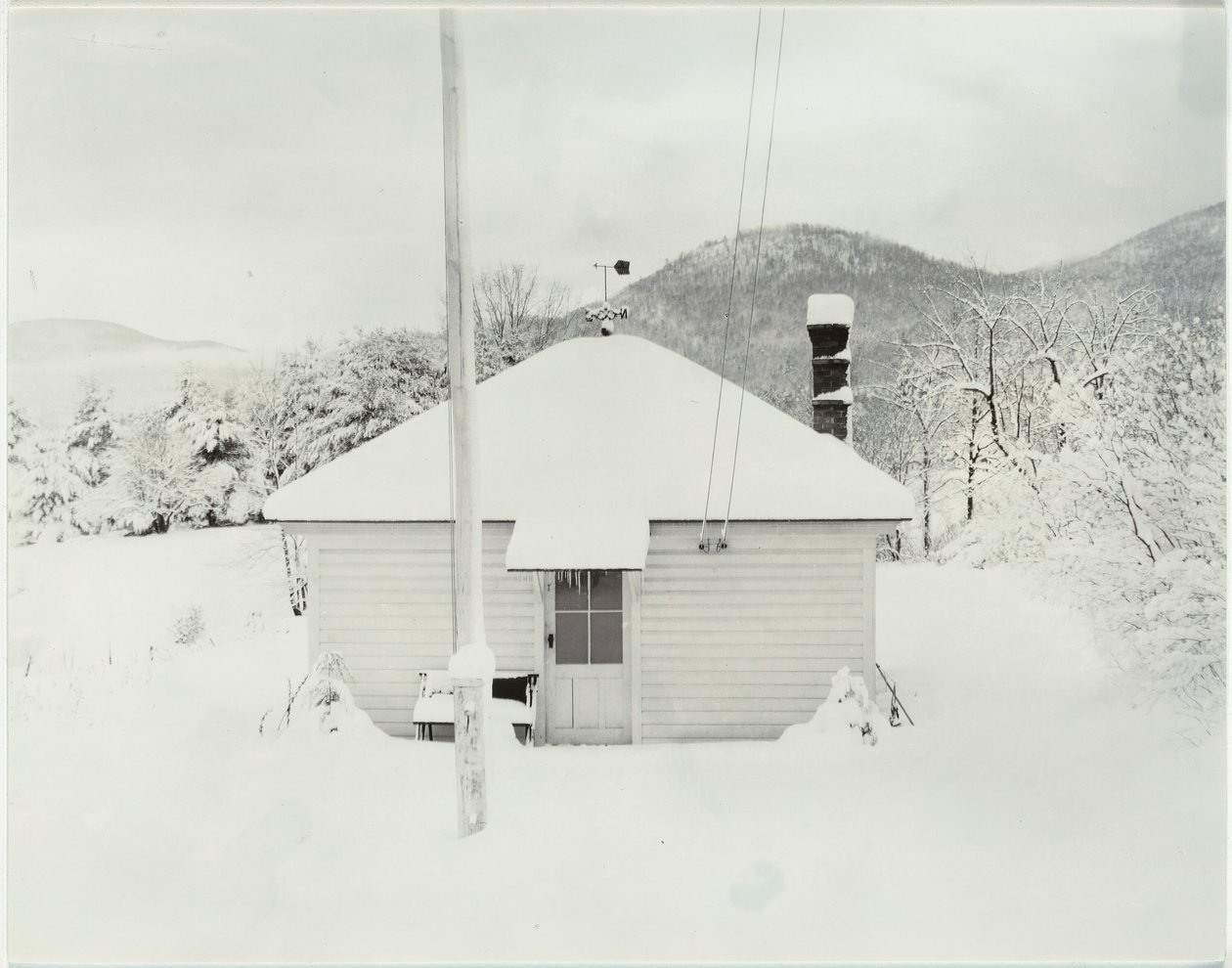 First Snow and the Little House by Alfred Stieglitz