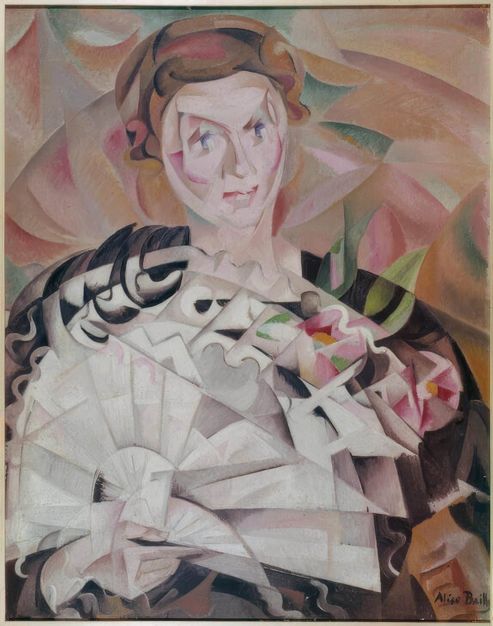Fan Game or Woman with Fan by Alice Bailly