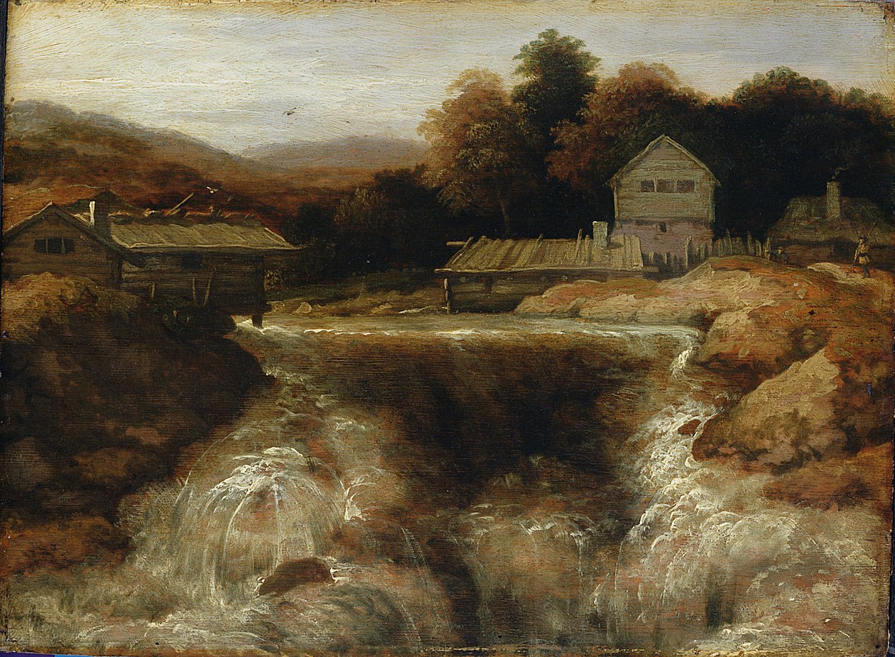 Northern Waterfall by Allart van Everdingen