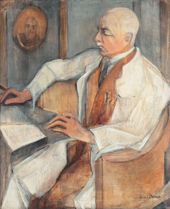 Portrait of a Doctor by Alma Del Banco