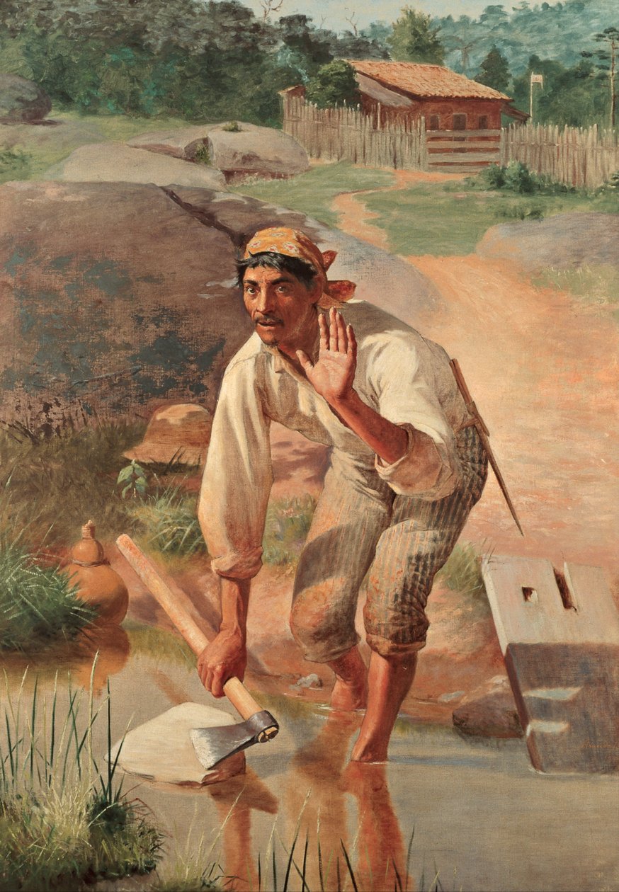 Interrupted Whetting by Almeida Júnior