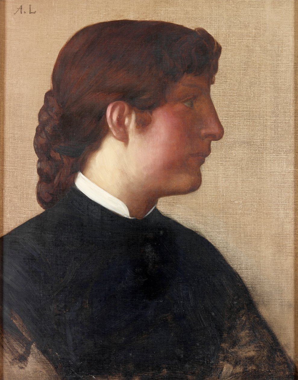 Portrait of a Lady, c.1879 by Alphonse Legros