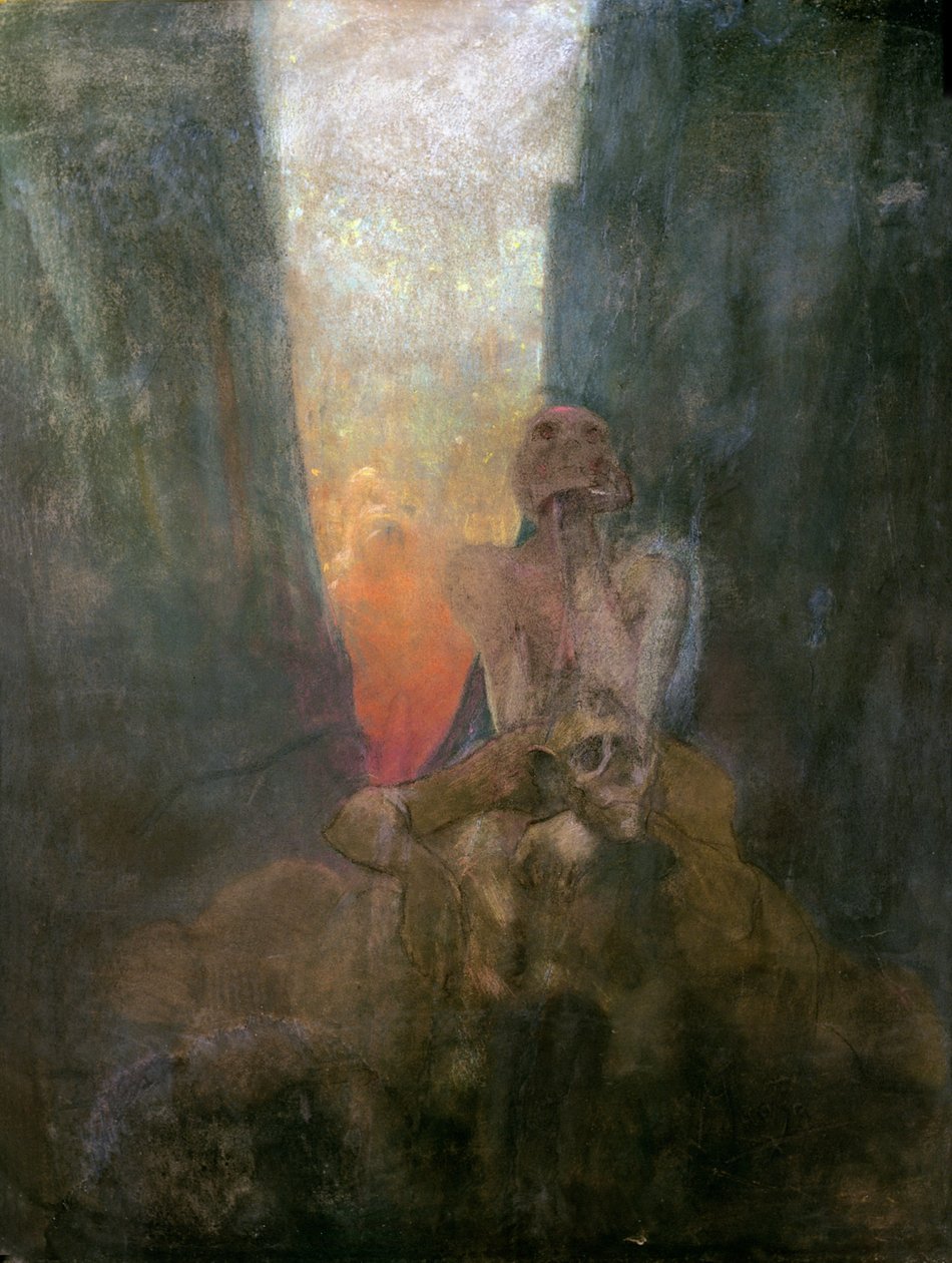 The Abyss, 1899 by Alphonse Mucha