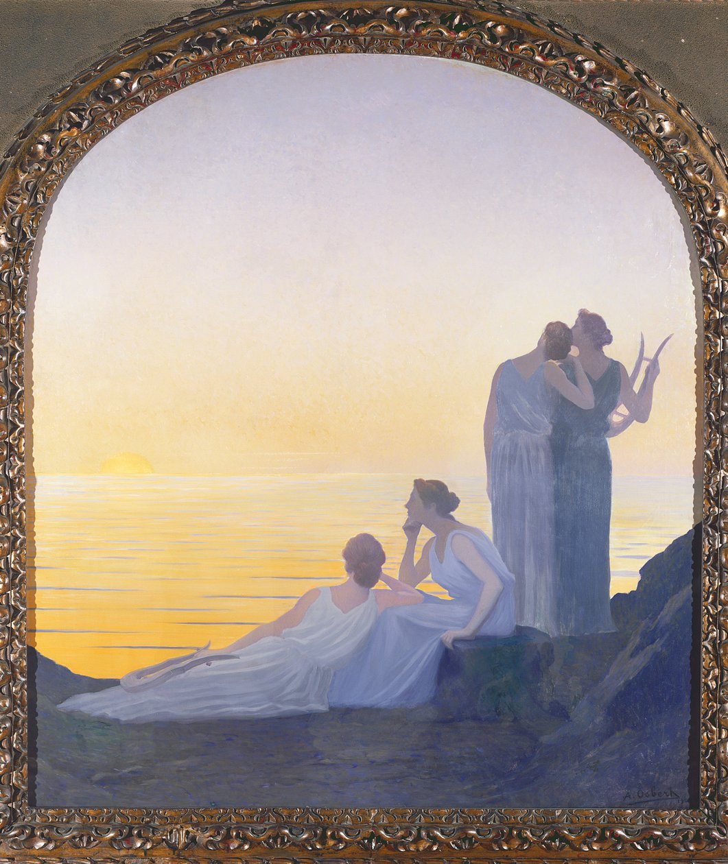 An Evening in Ancient Times by Alphonse Osbert