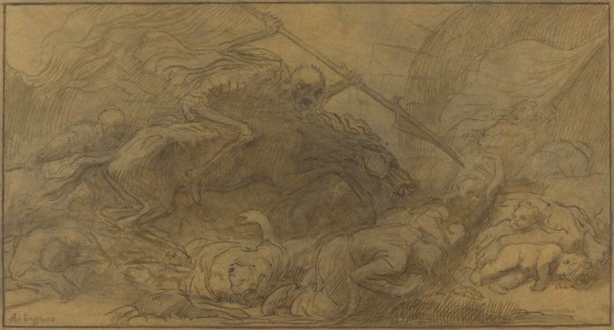 After the Battle by Alphonse Legros