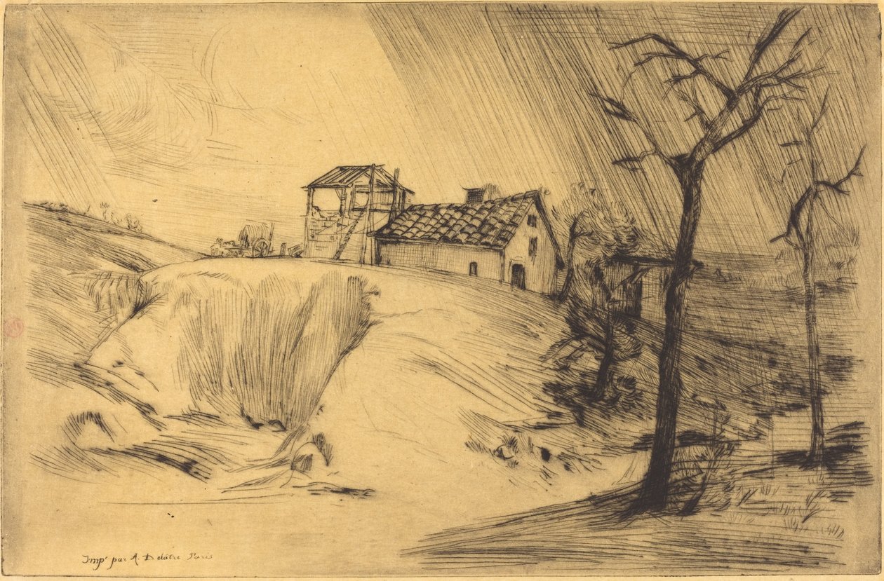 Brick-works by Alphonse Legros
