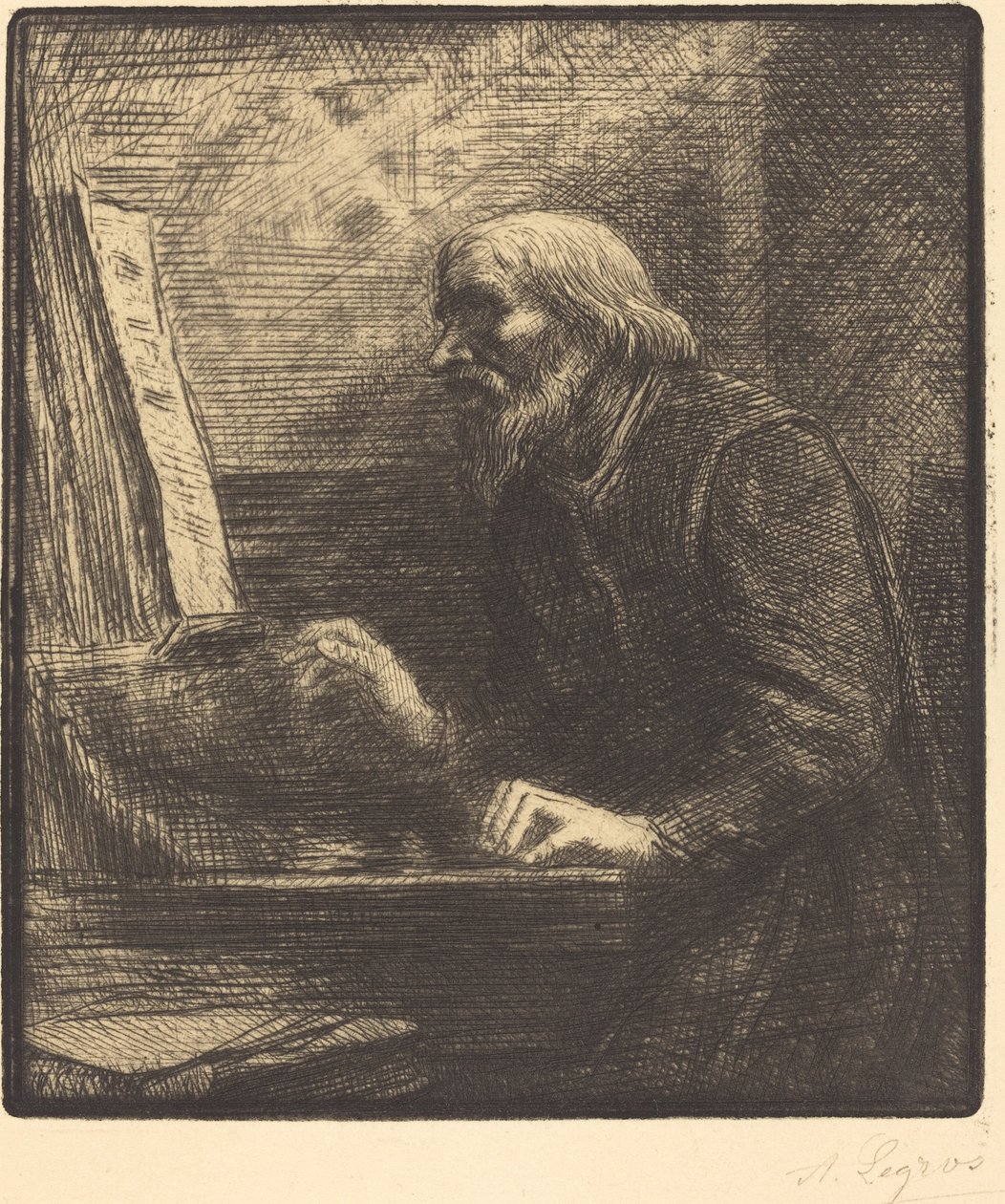Choirmaster by Alphonse Legros