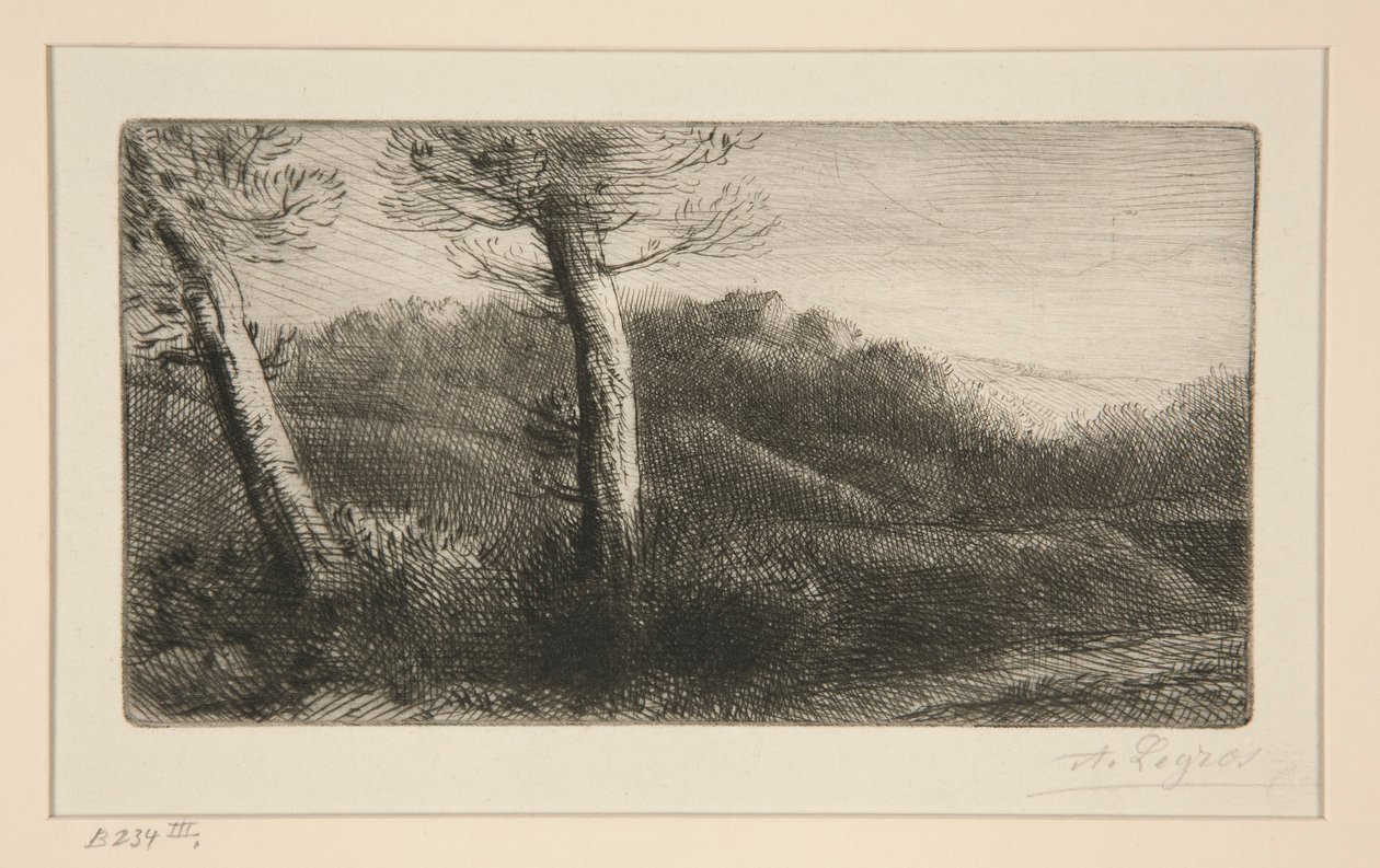 Sunset by Alphonse Legros