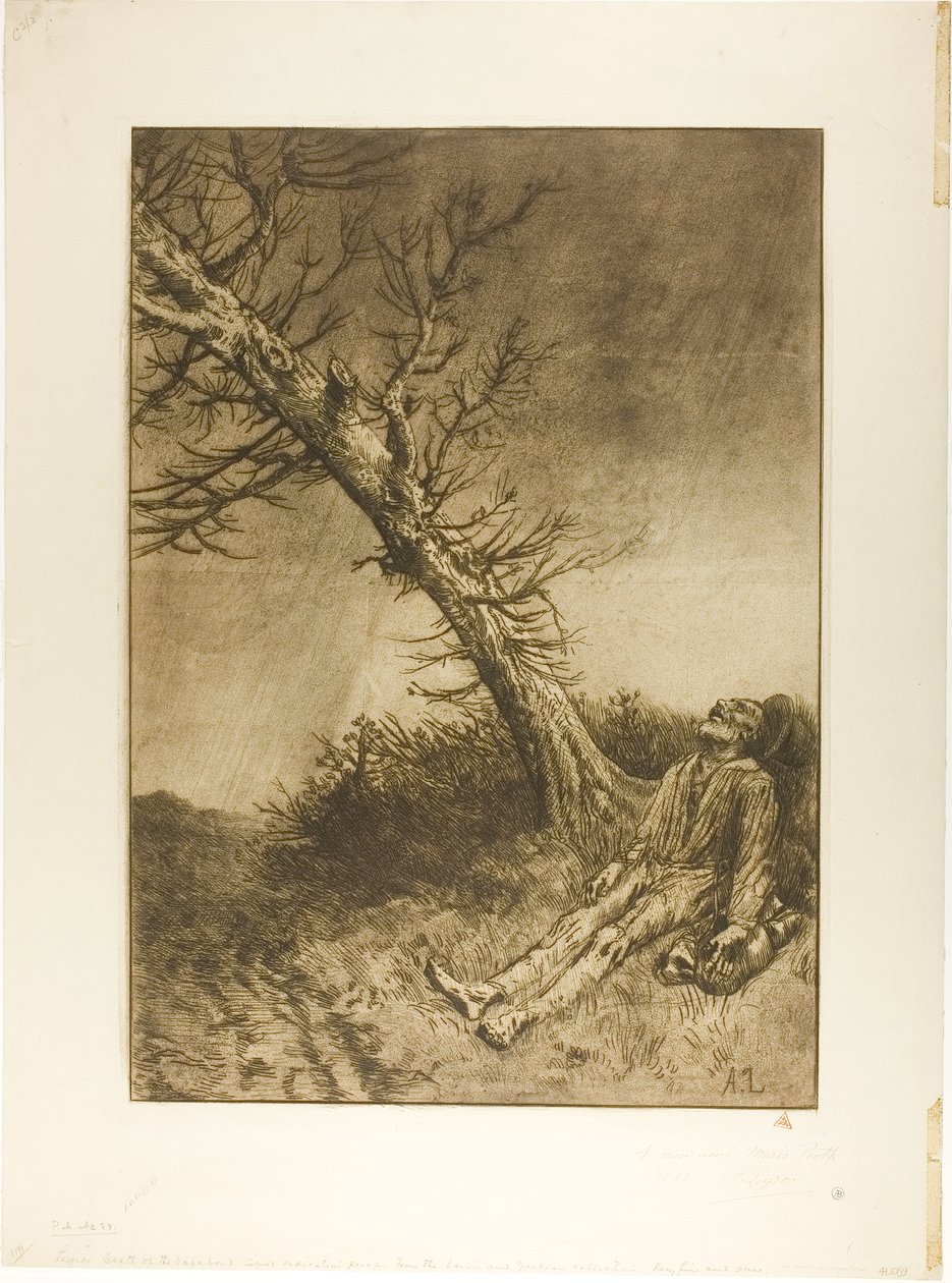 Death of the Vagabond by Alphonse Legros