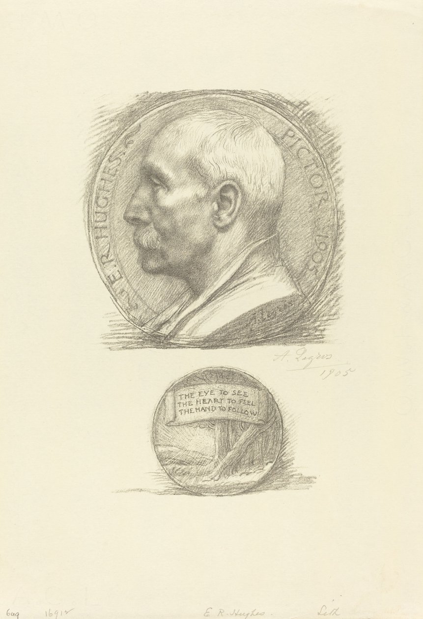 E.R. Hughes by Alphonse Legros