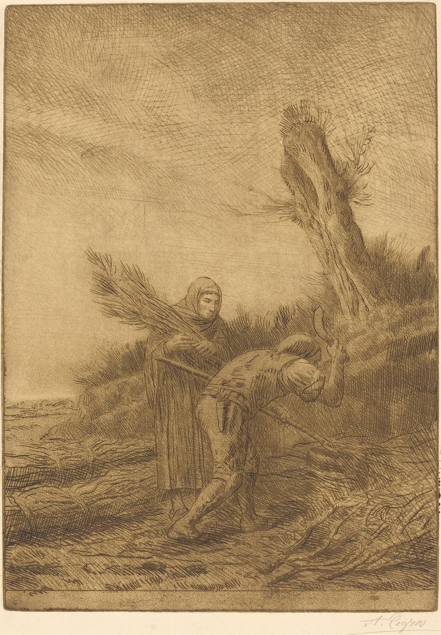 Fagot-makers by Alphonse Legros