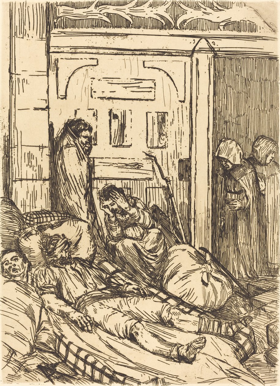 Field Hospital by Alphonse Legros