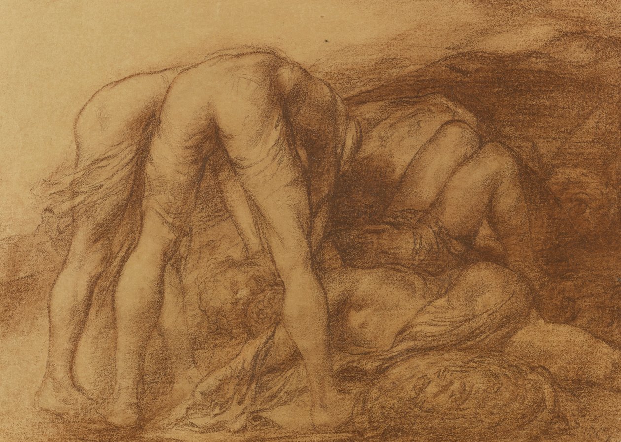 Figures Removing Dead Soldiers by Alphonse Legros