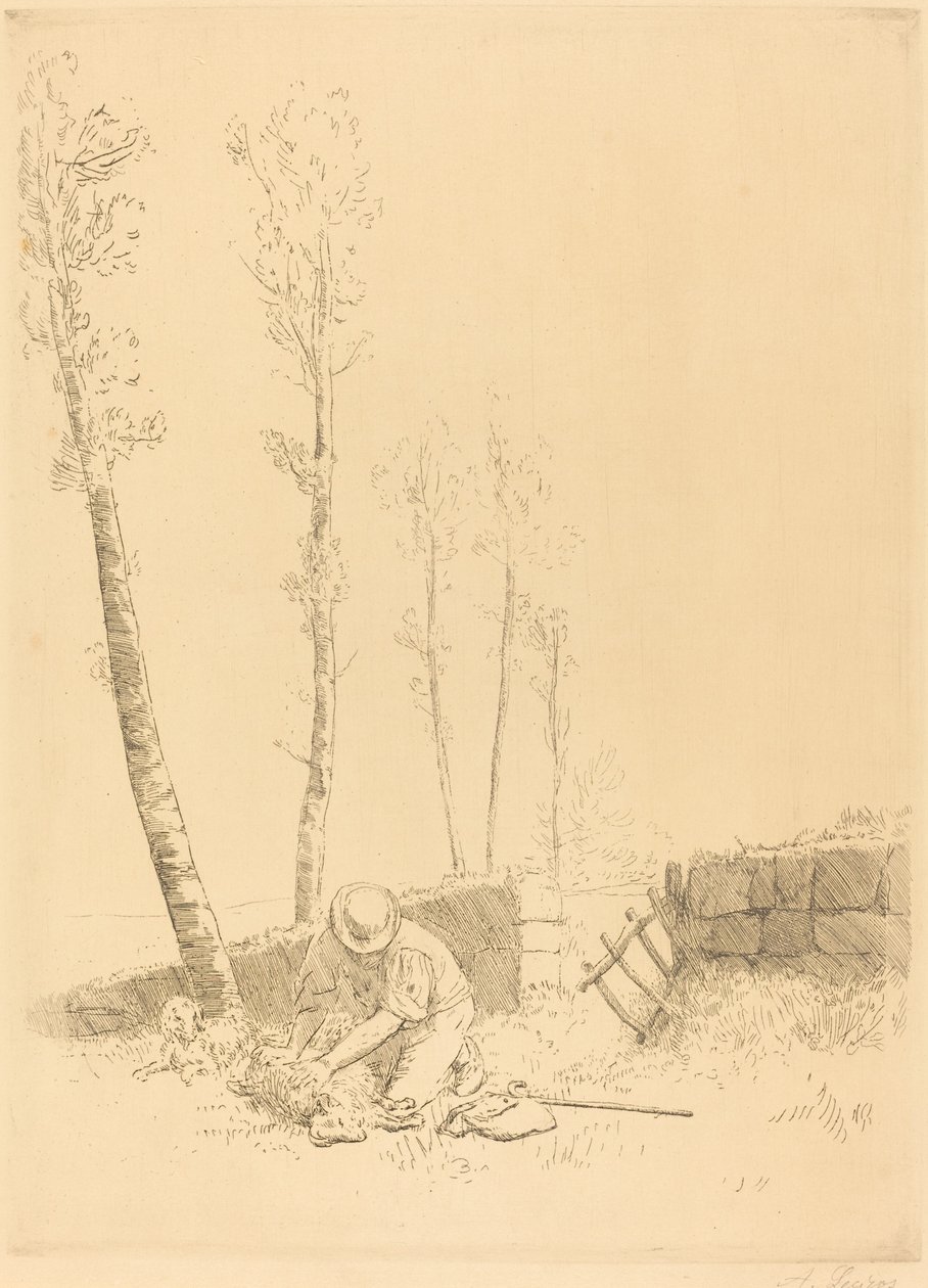 Finding the Sheep by Alphonse Legros