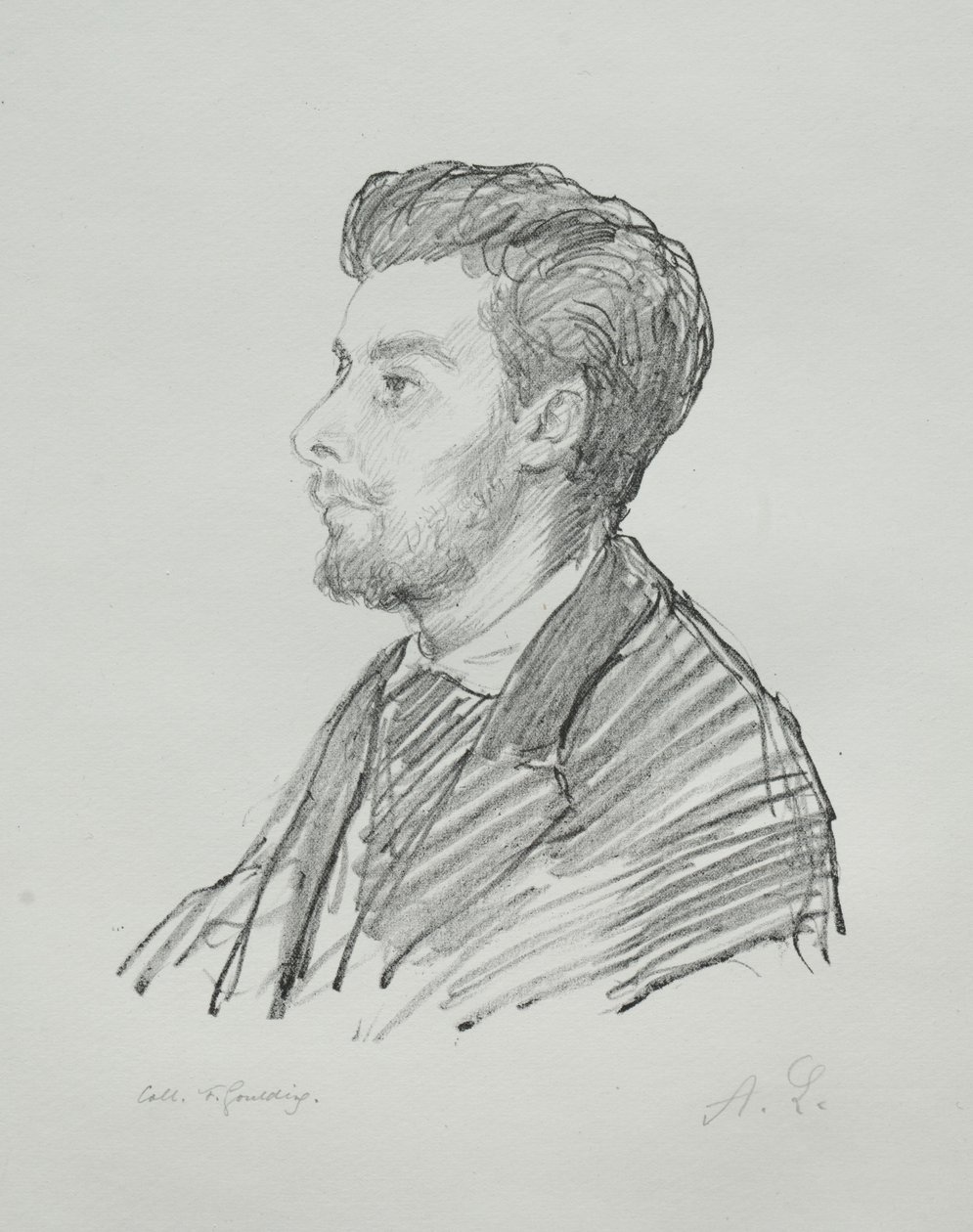 Frédéric Régamey by Alphonse Legros