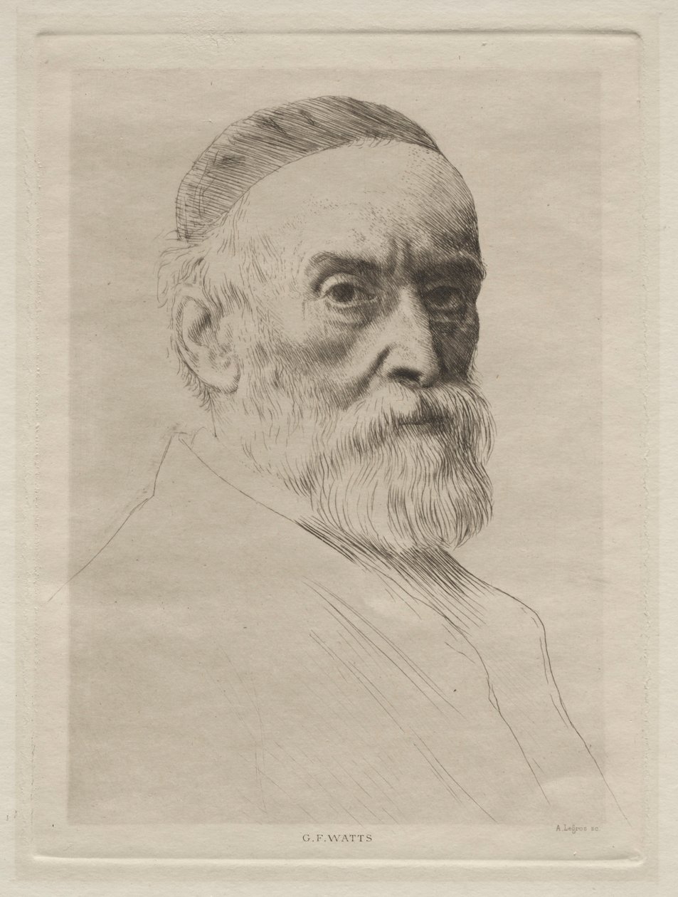 G. F. Watts by Alphonse Legros