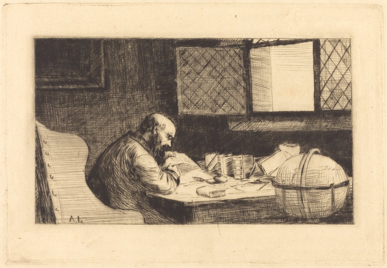 Geographer by Alphonse Legros