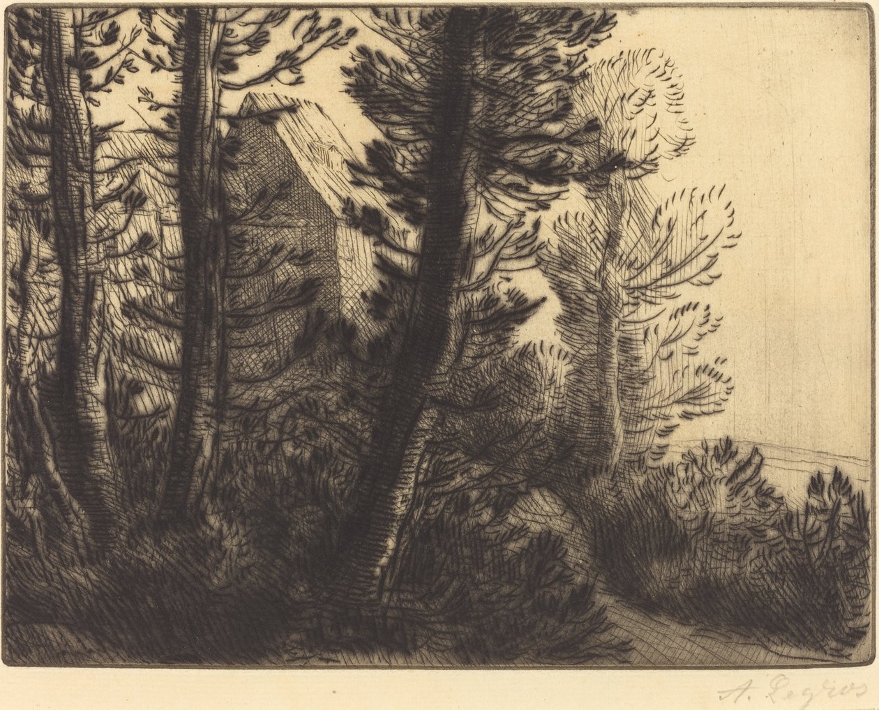 Guardhouse by Alphonse Legros