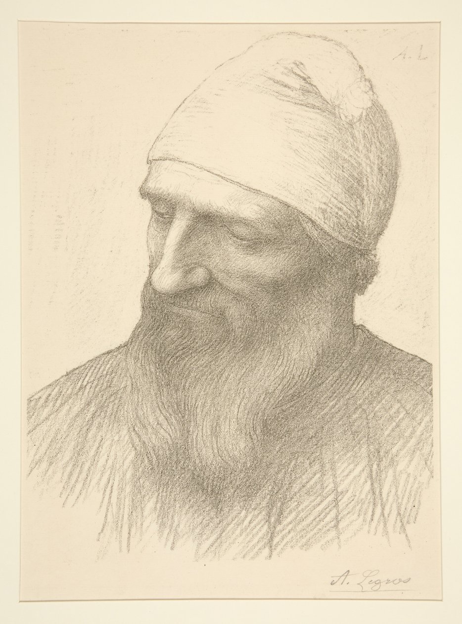 Head of a Man by Alphonse Legros