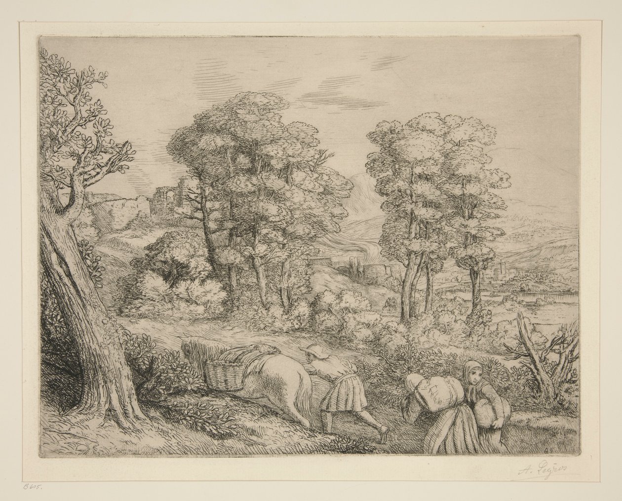 The Return to the Farm by Alphonse Legros