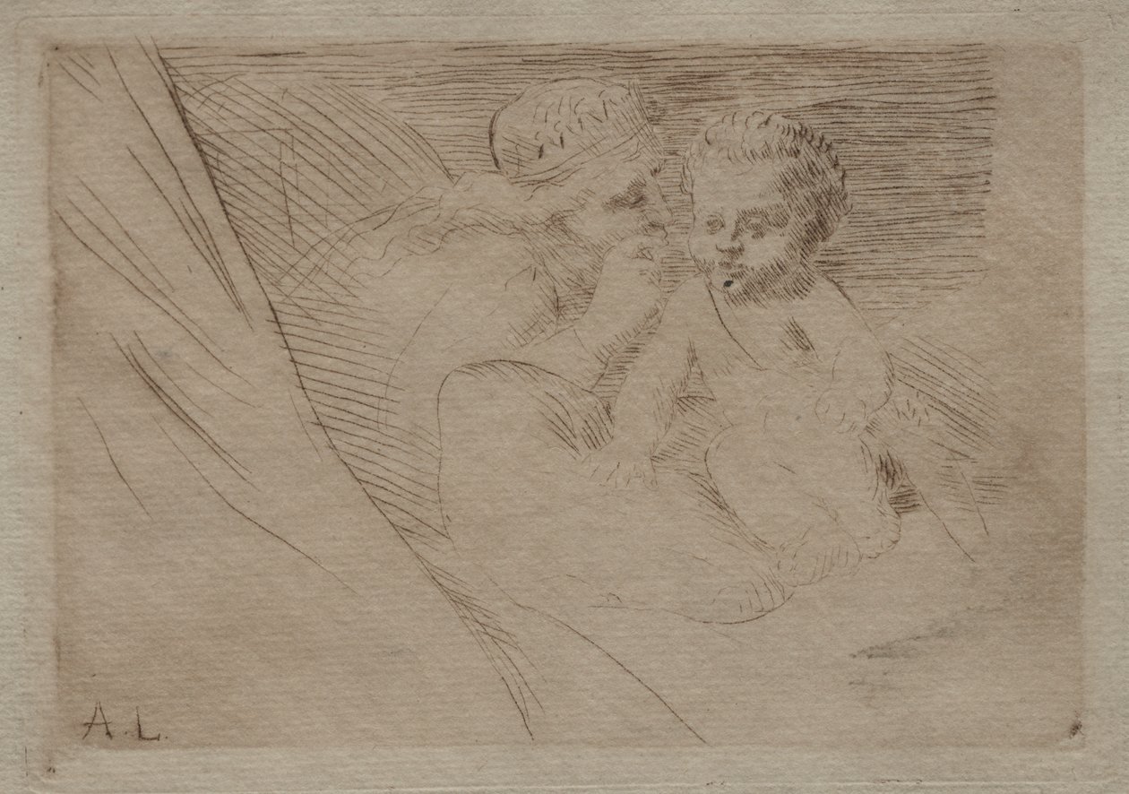 Mab and Cupid by Alphonse Legros
