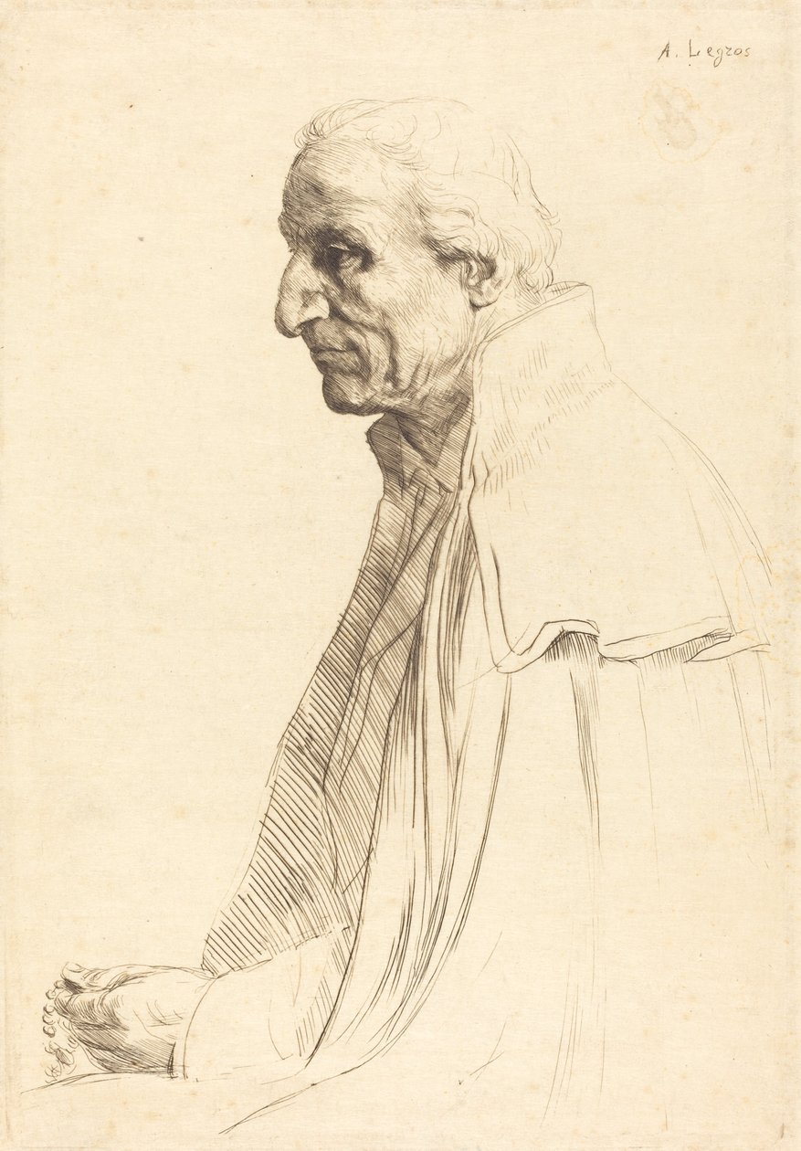 Old Spaniard by Alphonse Legros