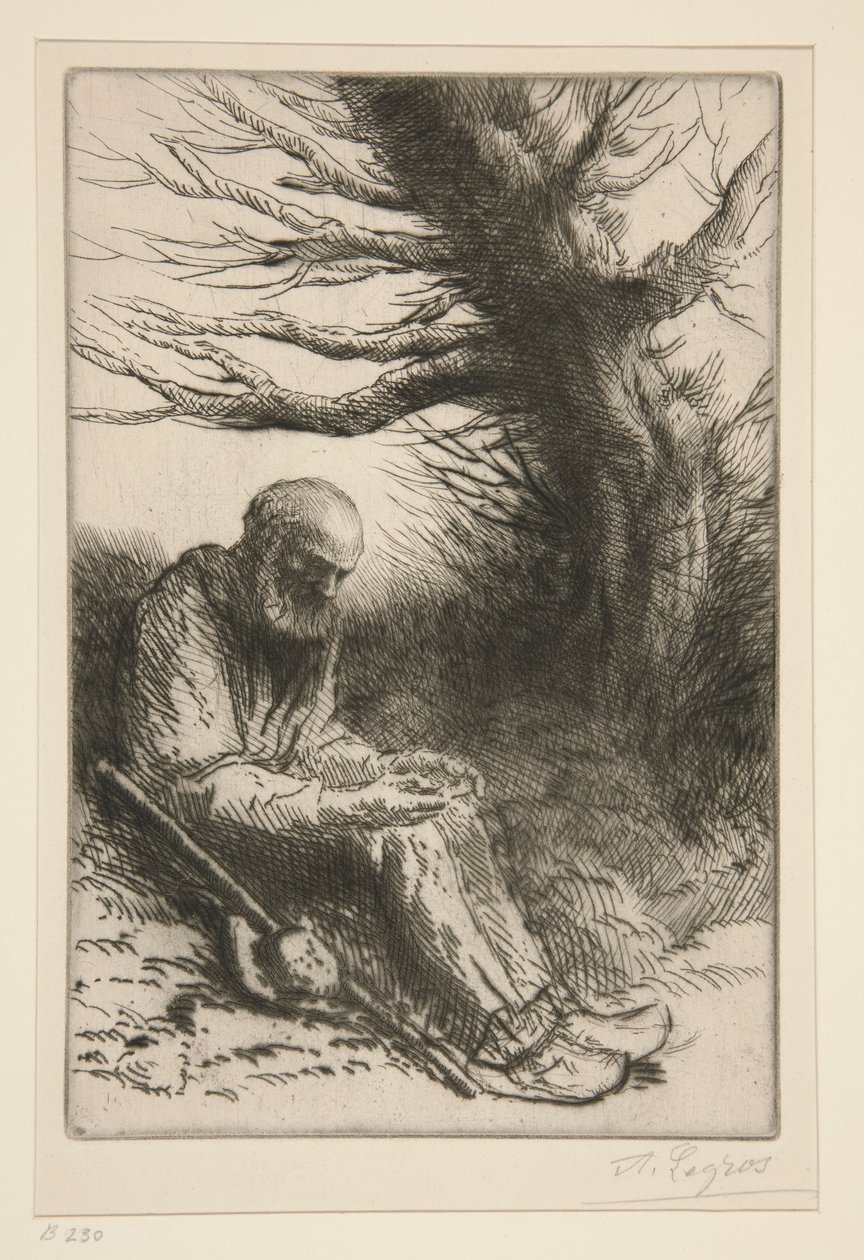 Rest of the Traveler by Alphonse Legros