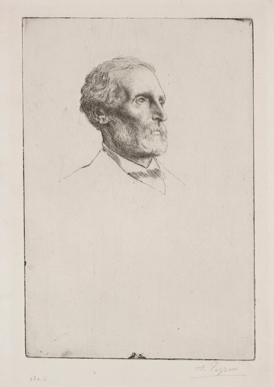 Sir Frederick W. Burton by Alphonse Legros