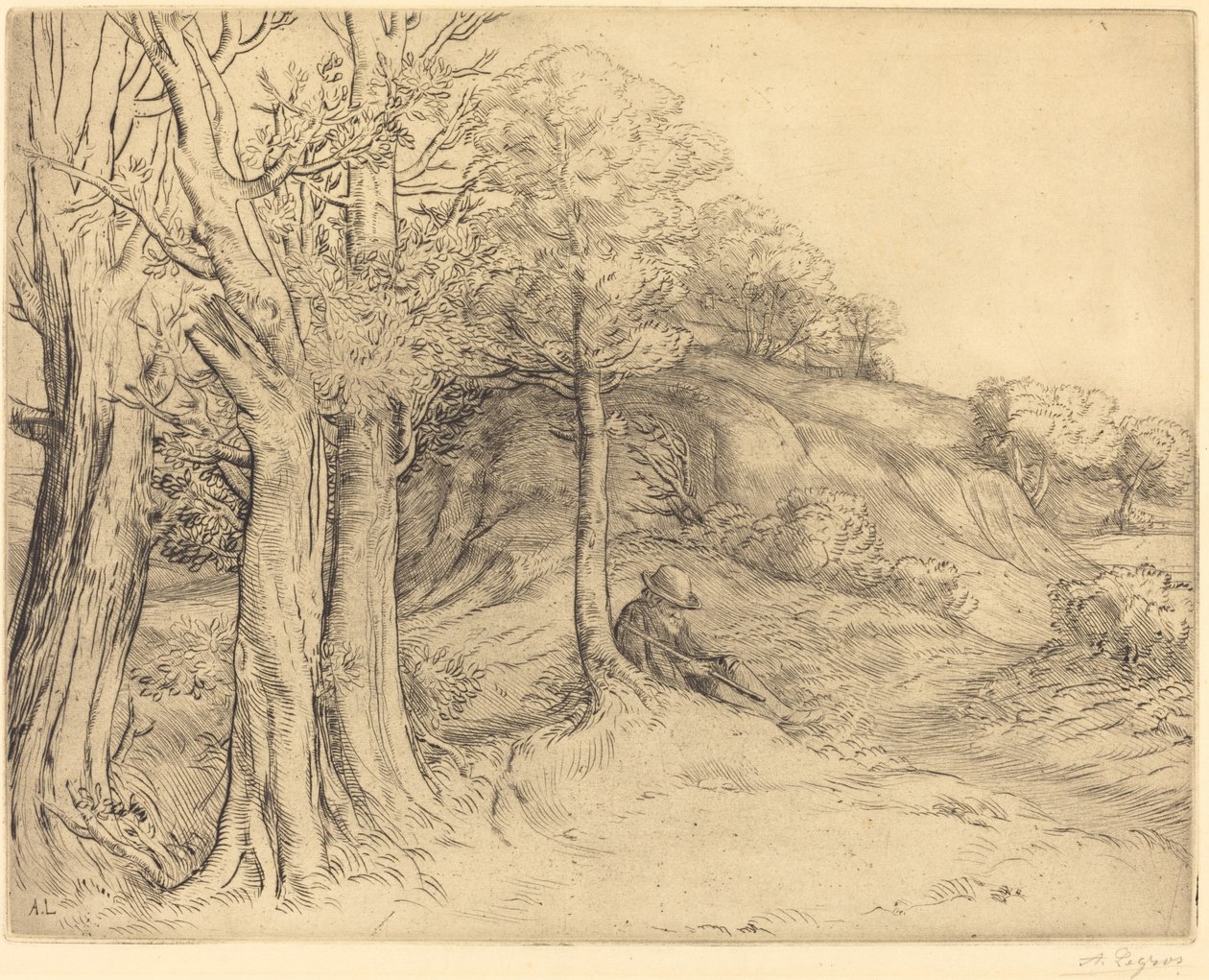 Solitude by Alphonse Legros
