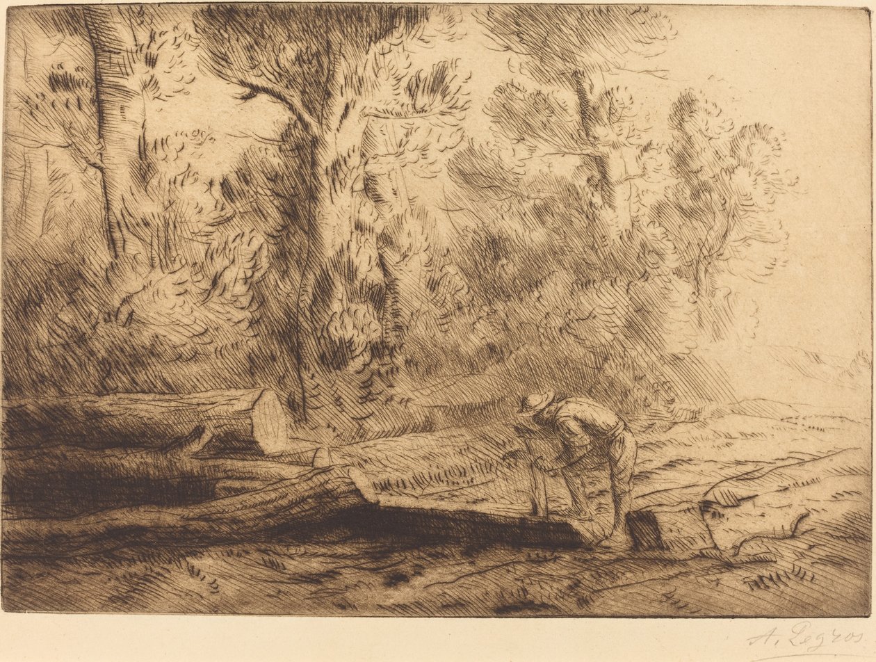 Squaring Logs by Alphonse Legros