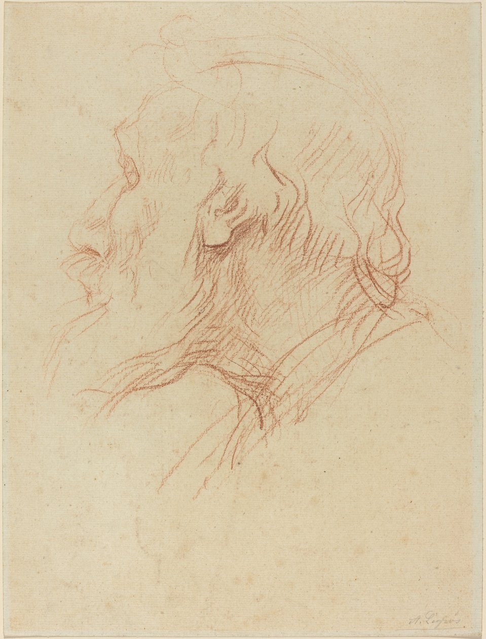 Study of a Beggar by Alphonse Legros