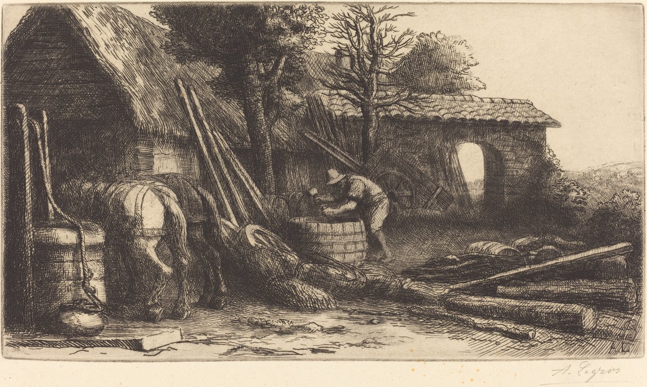 The Cooper by Alphonse Legros