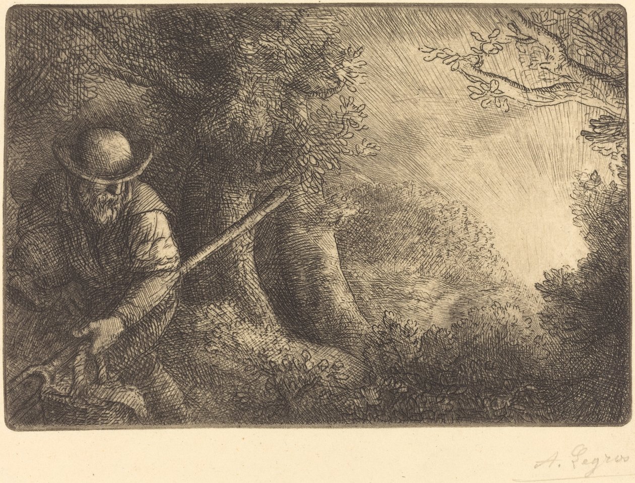 The Gardener by Alphonse Legros