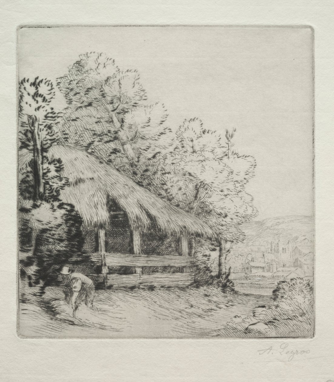 The Little Shed by Alphonse Legros
