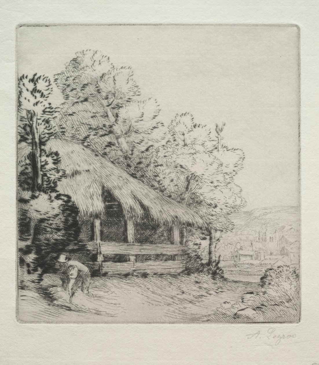 The Little Shed by Alphonse Legros