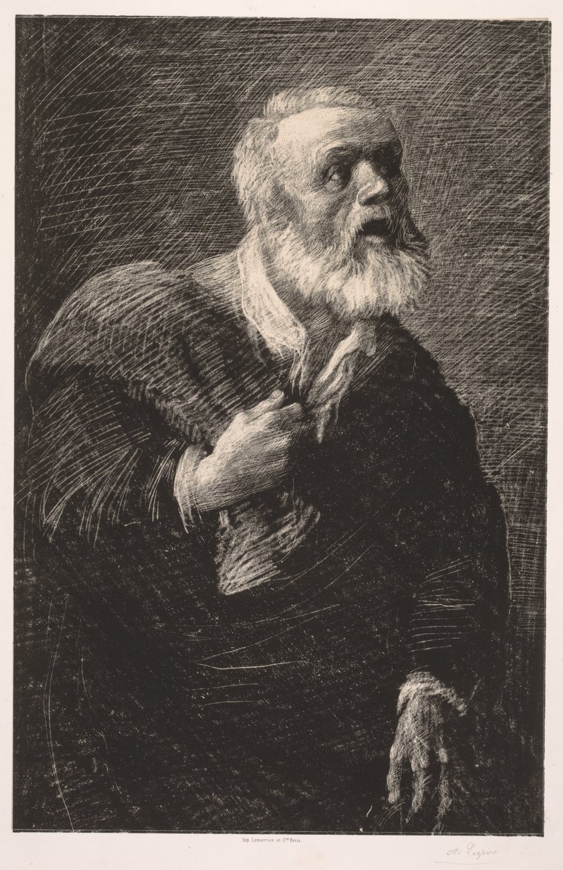 The Night Crier by Alphonse Legros