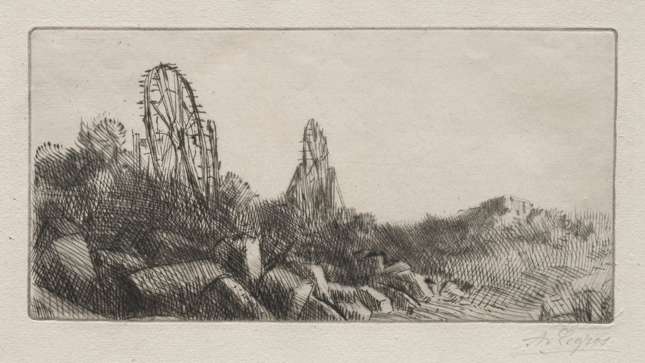 The Old Stone Quarries of Montrouge by Alphonse Legros