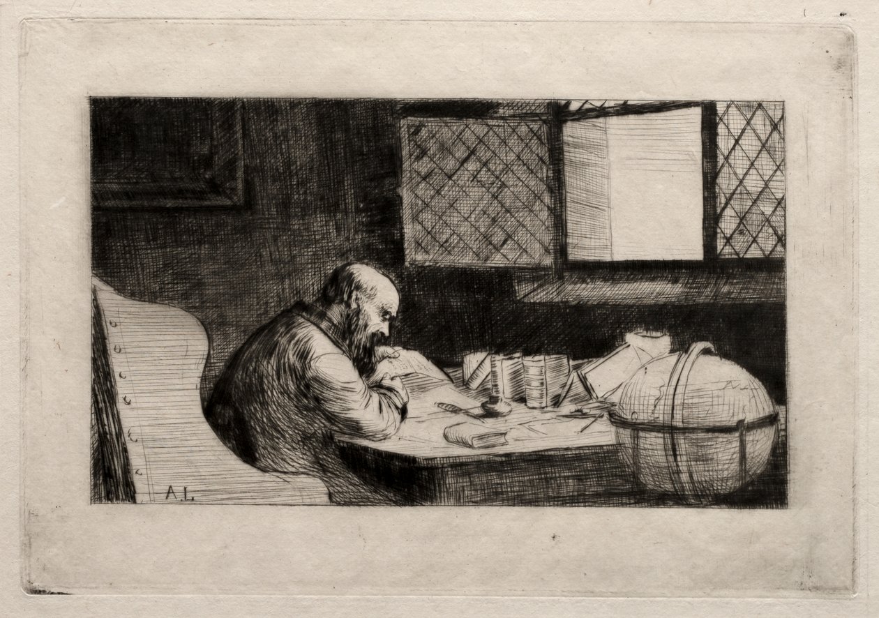 The Philosopher by Alphonse Legros