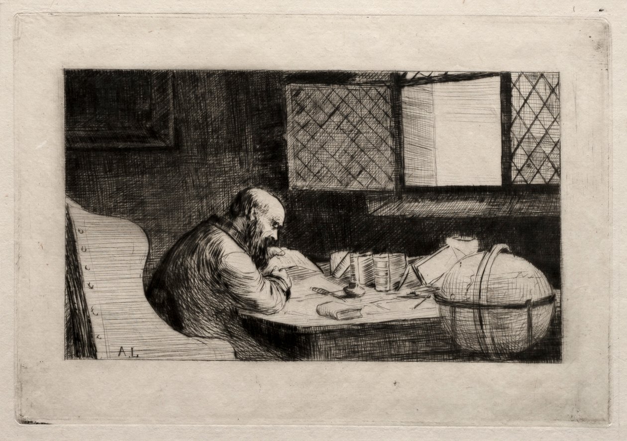 The Philosopher by Alphonse Legros