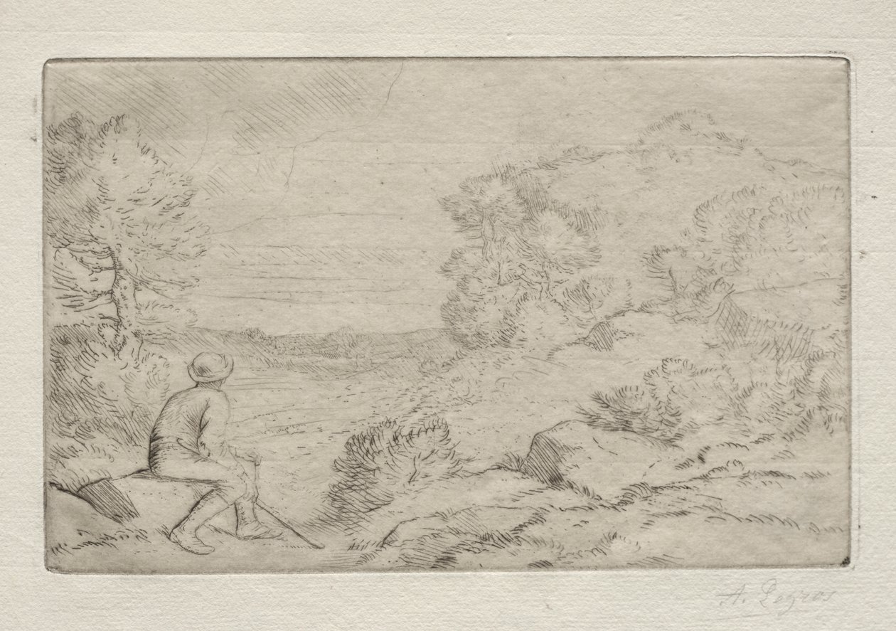 The Rocks by Alphonse Legros