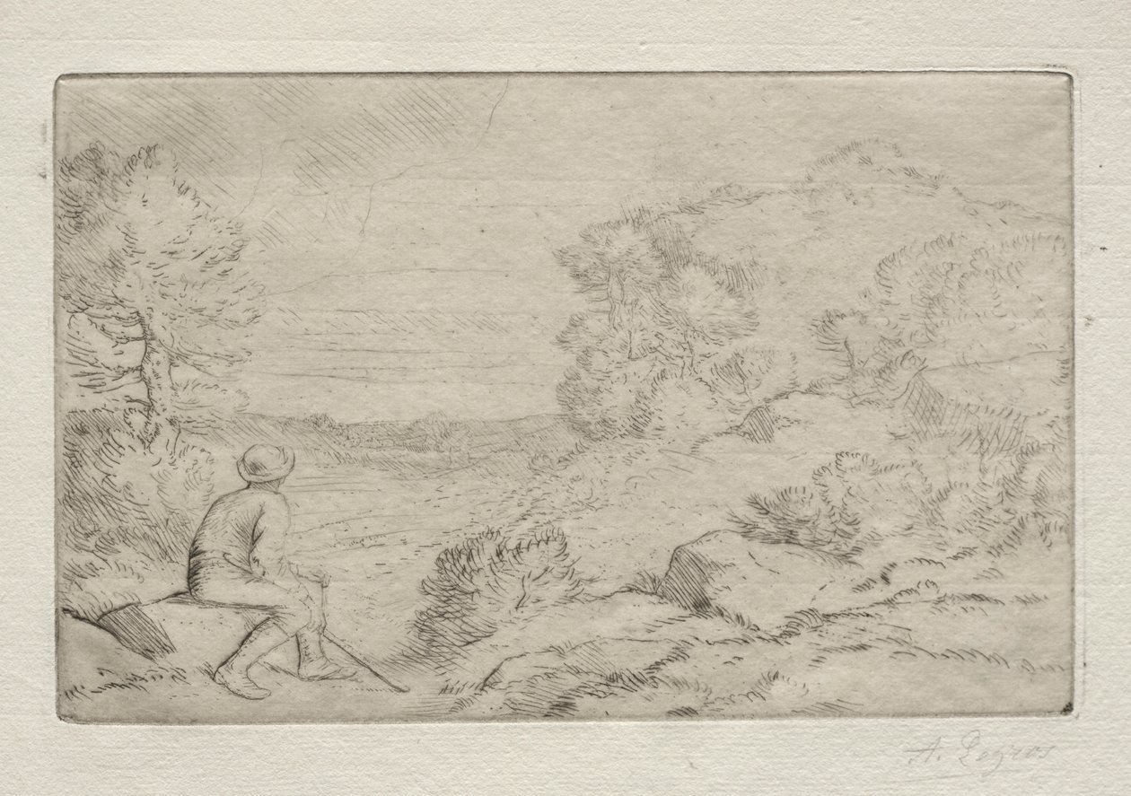 The Rocks by Alphonse Legros
