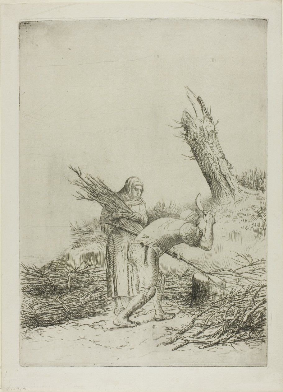 The Twig-Makers by Alphonse Legros