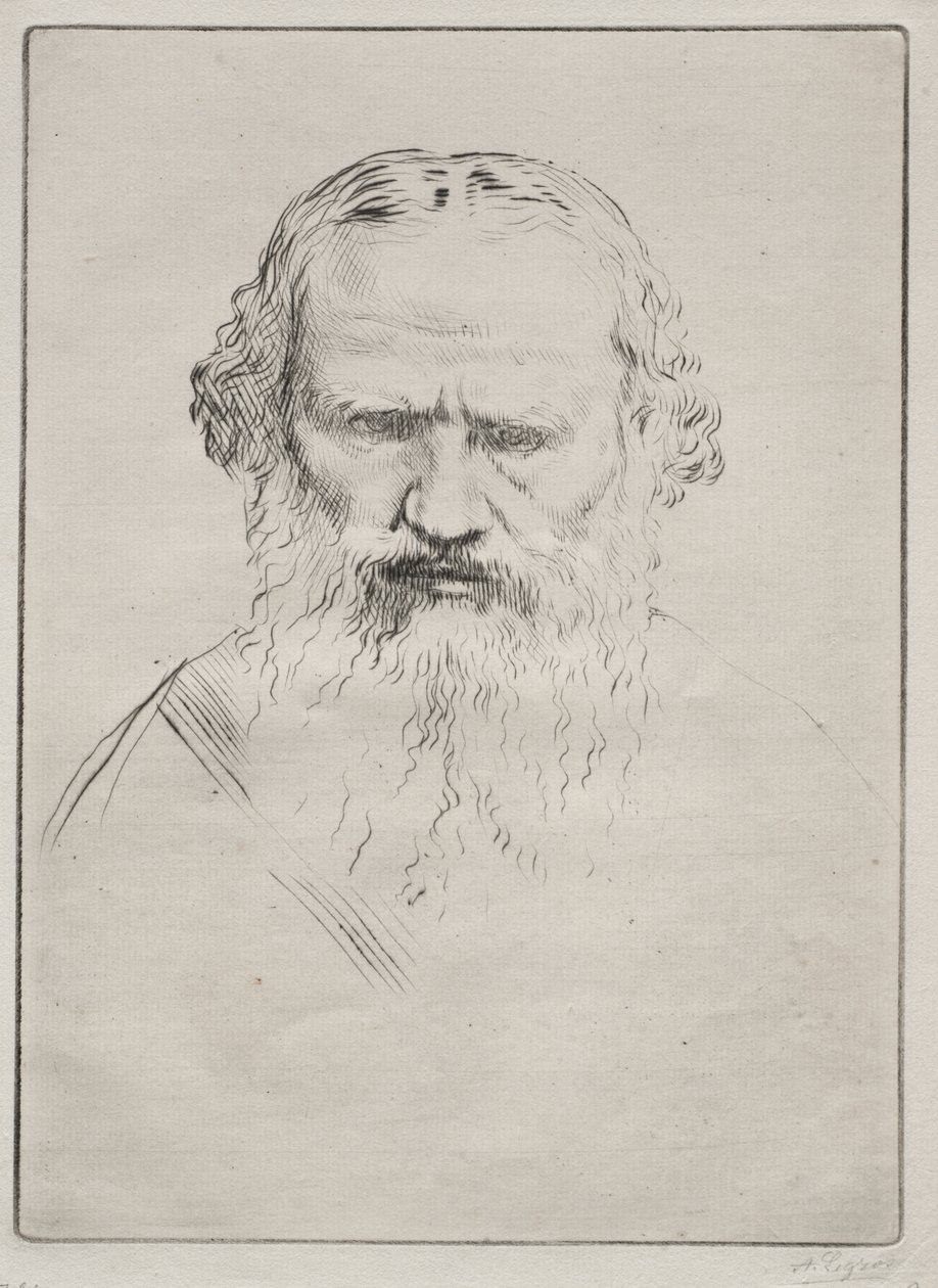 Tolstoy by Alphonse Legros