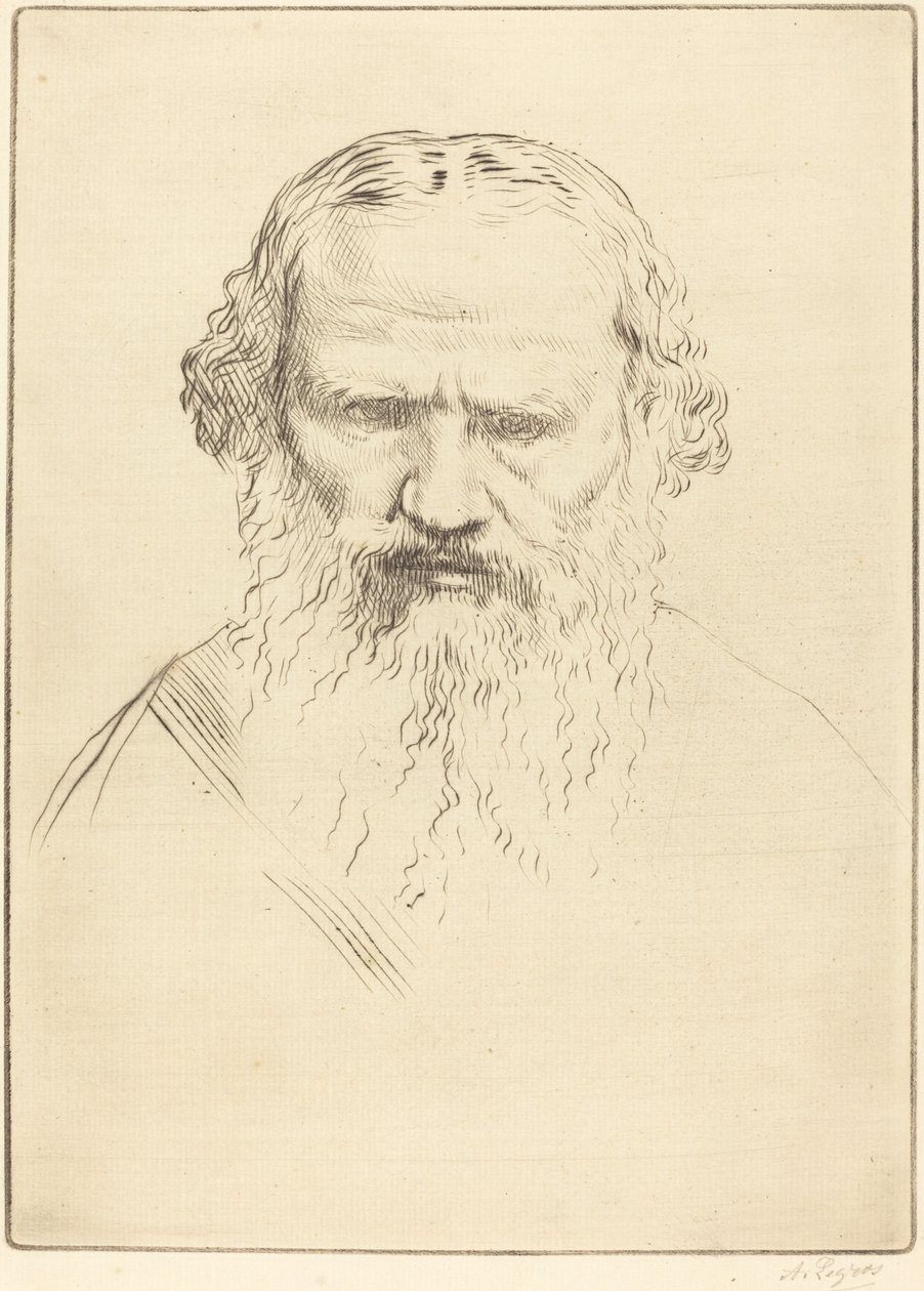 Tolstoy by Alphonse Legros