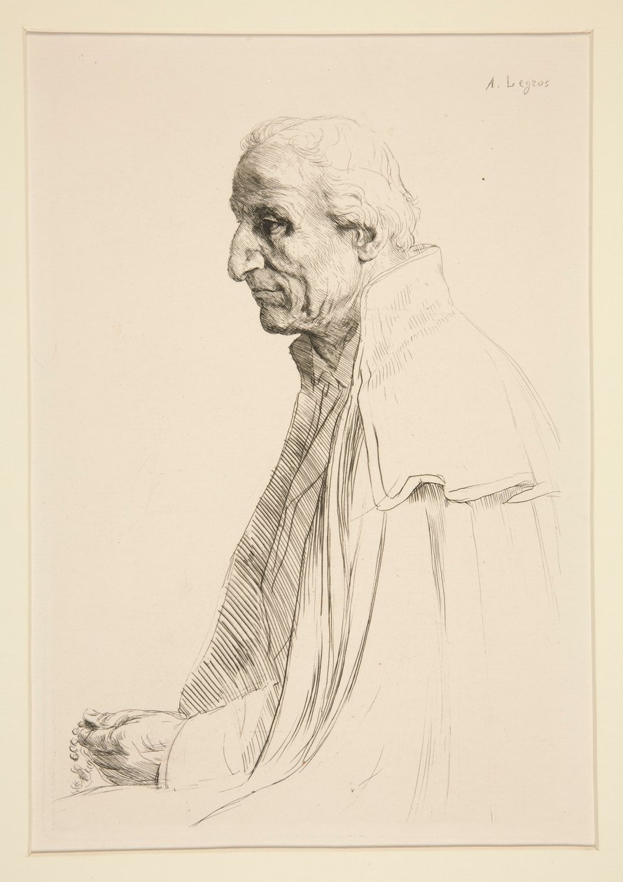 Aged Spaniard by Alphonse Legros