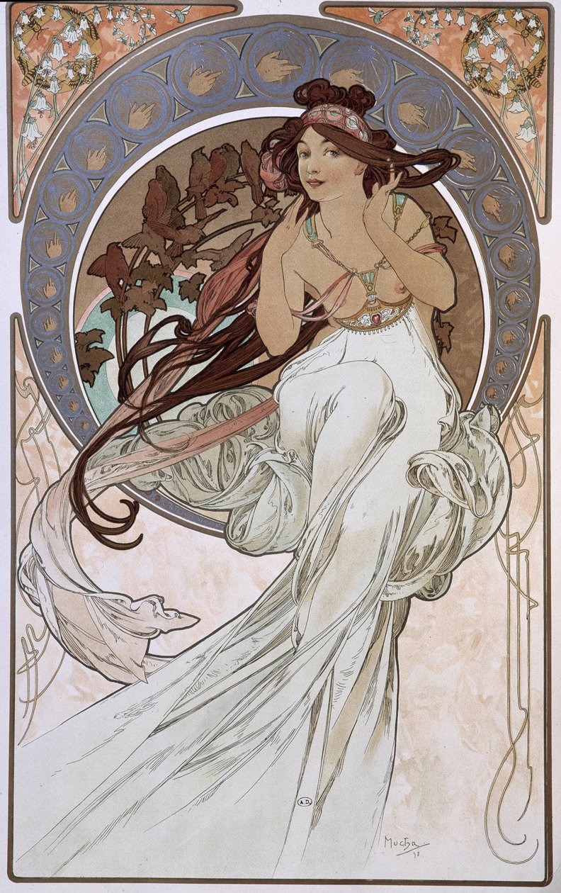 La Musique by Alphonse Mucha