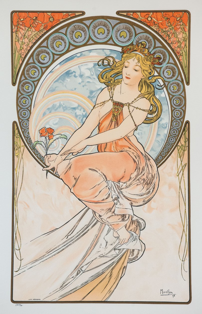 From the Series The Arts by Alphonse Mucha