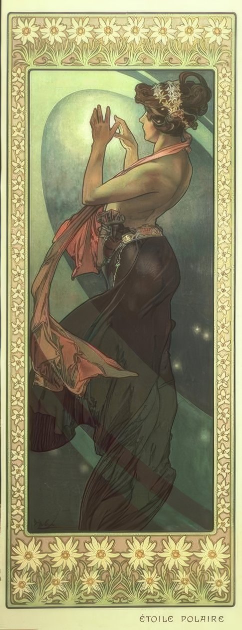 North Star by Alphonse Mucha