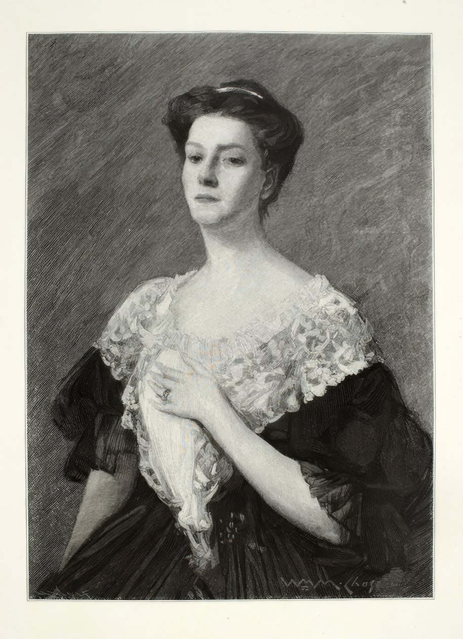 Portrait of a Woman by Alsace Henry Wolf